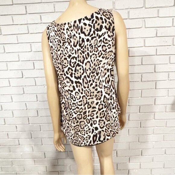 Chico’s Reversible Leopard-Mixed Print Tank - Size Medium - Picture 11 of 12